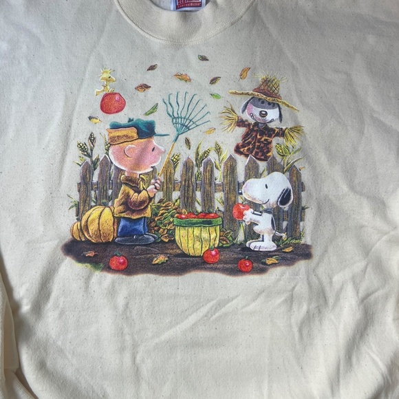 Vintage Snoopy & Charlie Brown Fall Graphic Crewneck - Picture 2 of 4